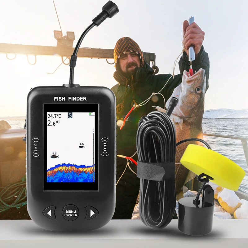 Fish Finder Portable - Erchang XF03 Viszoekers 45 Graden 100M