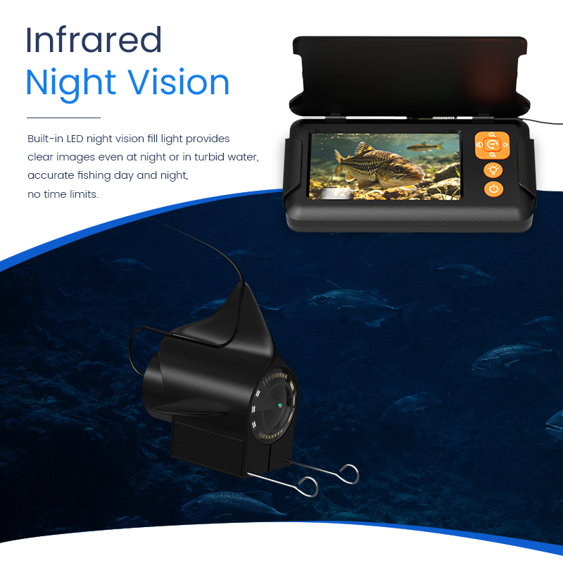 Viscamera 4,3'' Scherm 15M/30M - Fishing Camera recensie en prijs
