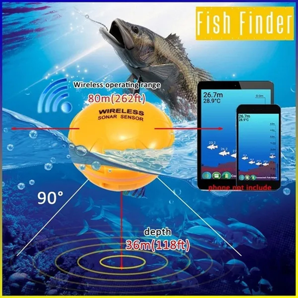 PUPOPAN 100M Gloednieuwe Smart - Fish Finder Portable recensie en prijs
