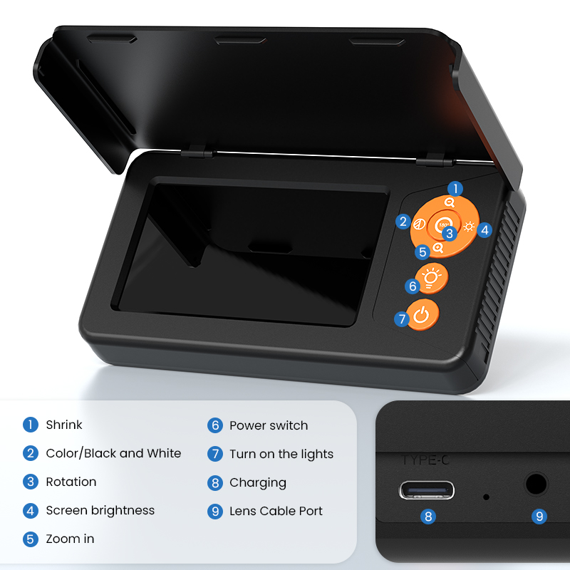 Onderwaterviscamera met 4,3 in - Fish Finder Portable recensie en prijs