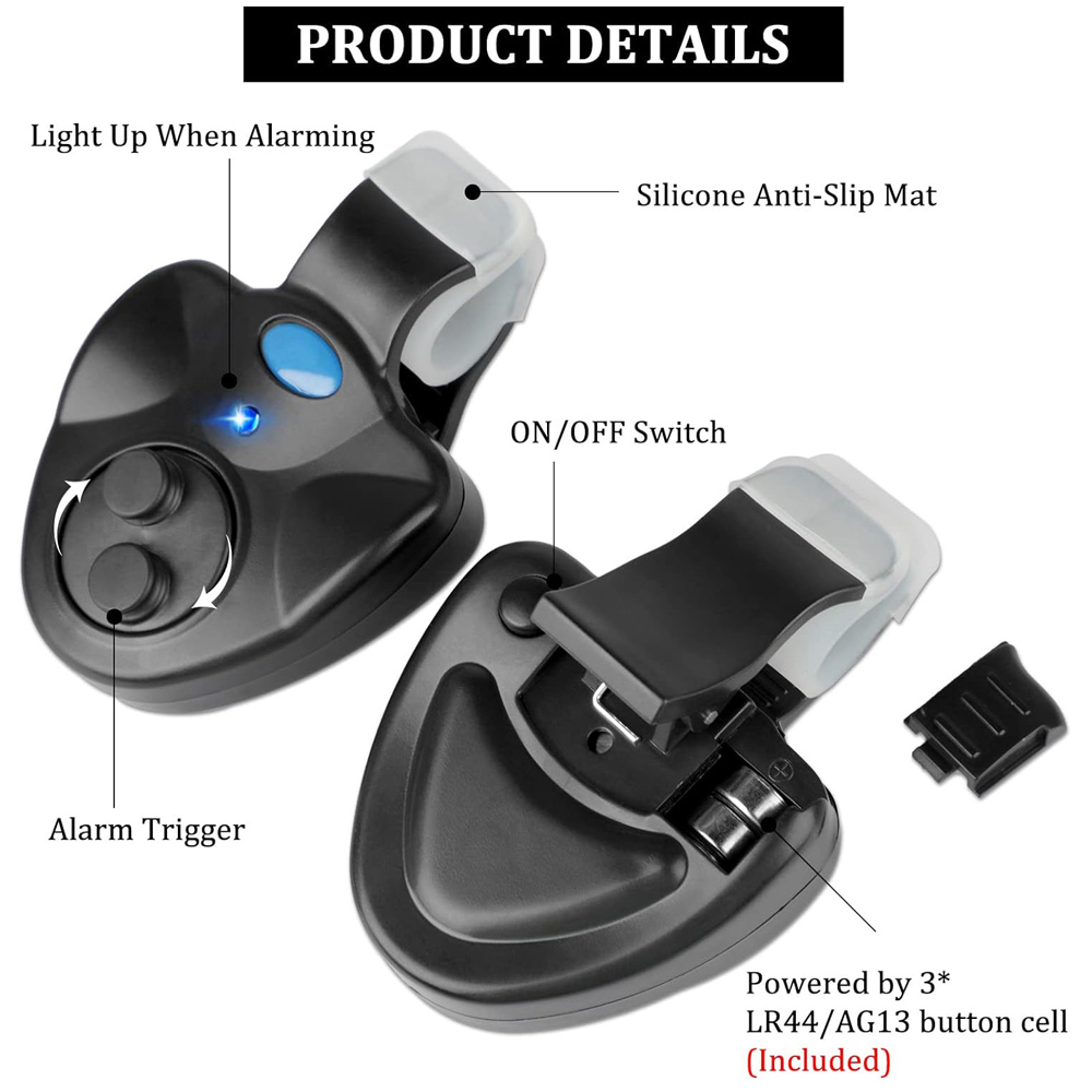 Karpervissen Clip Set Hengel E - Fish Finder Battery recensie en prijs