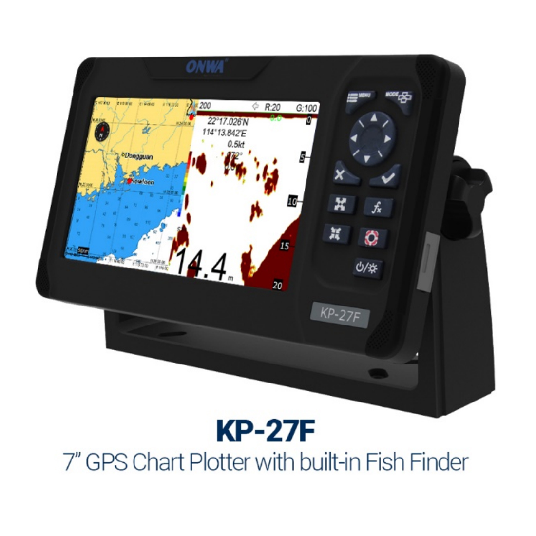 ONWA KP-27F 7-inch Marine GPS- - Fish Finder Transducer recensie en prijs